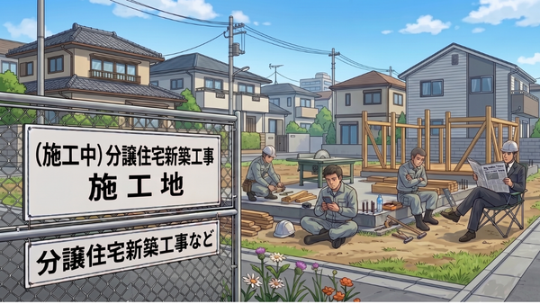 ホルムズ海峡封鎖で建築現場が止まっている