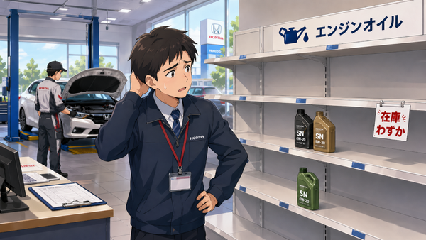 エンジンオイル不足でカーディーラーが困っている
