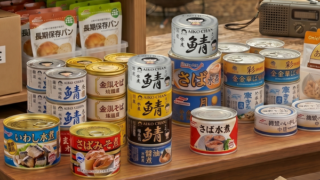 人気の鯖缶を備蓄している