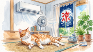 猫の熱中症予防