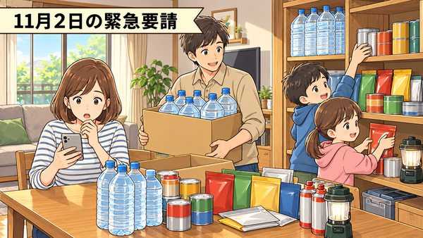 11月2日の緊急要請の怖い噂とは?防災庁が備蓄を呼びかけた本当の理由